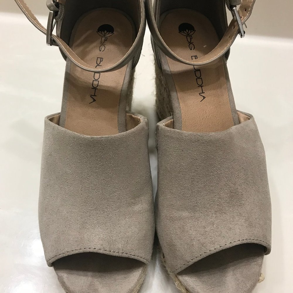Big Buddha Espadrille Wedge Sandal
